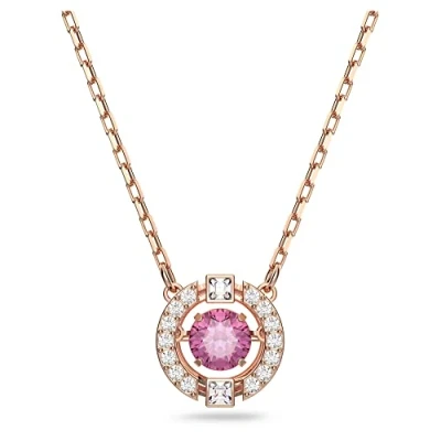 Abbildung von Swarovski Halskette, Damen, Größe: One Size, Red
