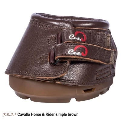 Abbildung von F.R.A. Cavallo Horse &amp; Rider Hufschuhe Simple Regular Braun