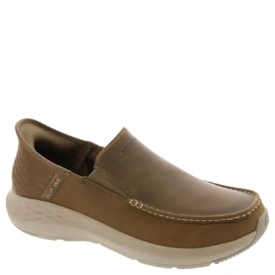 Abbildung von Skechers Herren Parson Oswin mit Slip In Technologie Mokassin, Wüste, 43 EU Weit