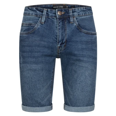 Abbildung von Indicode Jeans CUBA Caden Shorts Medium indigo, Herren, Größe: XL, indigo