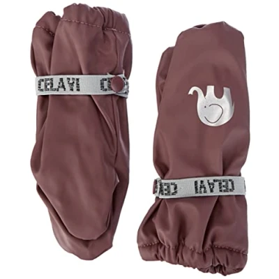 Abbildung von CeLaVi Unisex Baby PU Mittens Padded Fäustlinge, Rose Brown, 1 = 2 4 Y