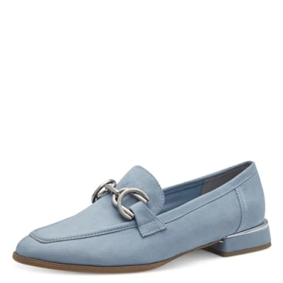 Abbildung von MARCO TOZZI Damen Loafer mit Absatz Elegant Vegan, Blau (Polar), 41 EU