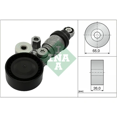 Abbildung von INA 534 0342 10 Spannarm, Keilrippenriemen MAZDA: 3 Saloon, Hatchback