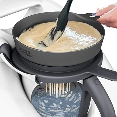 Abbildung von Mixle Die Spätzlereibe kompatibel mit Thermomix TM6, TM5, TM31, TM Friend &amp; Monsieur Cuisine Connect, Trend, Smart, Spätzleaufsatz, Spätzle, Zubehör