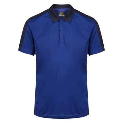 Abbildung von Regatta Professionelles Contrast Coolweave Wicking Poloshirt, NewRoyal/Nvy, M