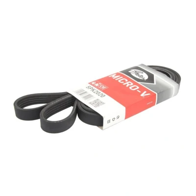 Abbildung von GATES Micro V 5PK2020 Keilrippenriemen 2020 5 Polyester, EPDM (Ethylen Propylen Dien Kautschuk) BMW: X5, OPEL: Omega B Caravan, Saloon