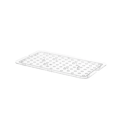 Abbildung von GN Abtropfgitter 1/1 PC Kunststoff 467 x 263 mm gelocht für Gastronorm Behälter, Einlegeboden
