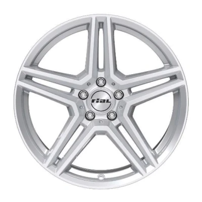Abbildung von RIAL 5 loch 18Zoll 108mm Alufelge M10 silber 75850F51 0 Felge