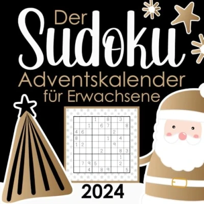 Abbildung von Der Sudoku Adventskalender für Erwachsene: Rätsel in 3 Schwierigkeitsstufen von leicht bis schwer