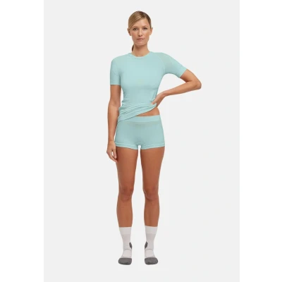 Abbildung von FALKE Damen Baselayer Unterwäsche Warm W Pa Funktionsmaterial schnelltrocknend 1 Stück, Grün Jade 7439, XS