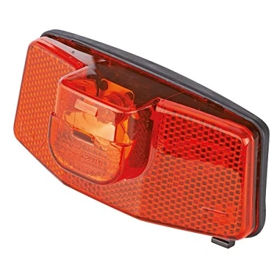 Abbildung von Prophete Fahrradbeleuchtung LED Rücklicht für Gepäckträger, 50 80 mm Montageweite, Naben und Seitendynamo, 2 adriger Anschluss