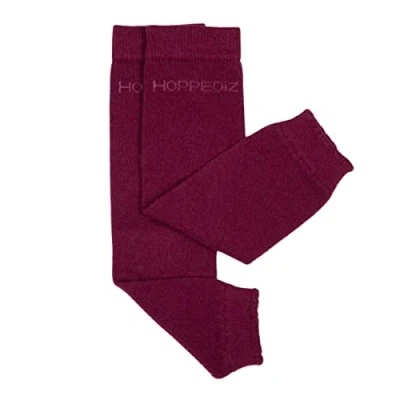 Abbildung von Hoppediz Babystulpen aus Kashmir/Merinowolle, Baby Leg Warmers, Einheitsgröße, bordeaux