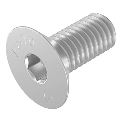 Abbildung von SECCARO Senkschraube M6 x 14 mm, Edelstahl V2A VA A2, DIN 7991 / ISO 10642, Innensechskant, 20 Stück