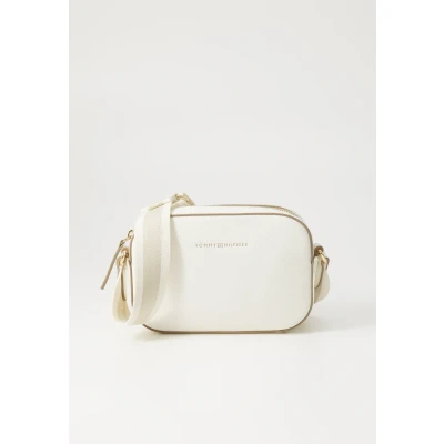 Abbildung von Tommy Hilfiger Logotape Camera BAG Umhängetasche, Damen, Größe: One Size, Ivory petal