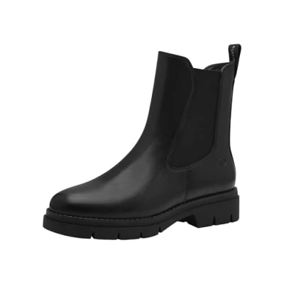 Abbildung von Tamaris Plateaustiefelette, Damen, Größe: 37, Black matt Schuhe