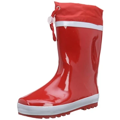 Abbildung von Playshoes Unisex Kinder Gummistiefel Basic Warmfutter, Rot, 34/35 EU