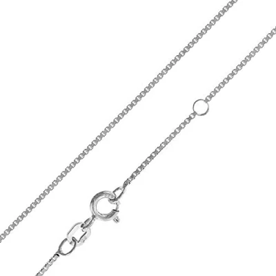 Abbildung von trendor Feine Venezianer Kette für Anhänger 925 Silber Breite 0,9 mm 35912 50 cm