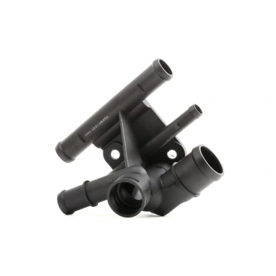 Abbildung von TOPRAN 116 537 Flansch GFK (Glasfaserverstärkter Kunststoff) mit Dichtung VOLKSWAGEN: GOLF 5, 6, AUDI: A3 Sportback, Hatchback