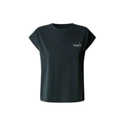 Abbildung von Pepe Jeans Lorena Tshirt basic, Damen, Größe: Small, Black