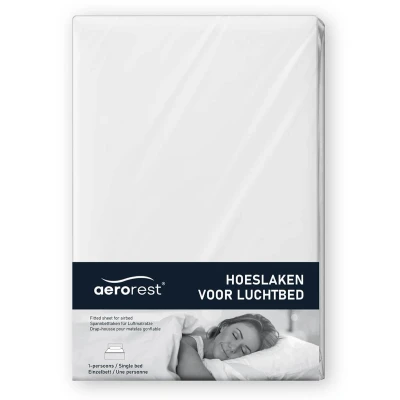 Abbildung von AeroRest Spannbetttuch für ein Luftbett 100% Baumwolle 99 x 203 210 cm