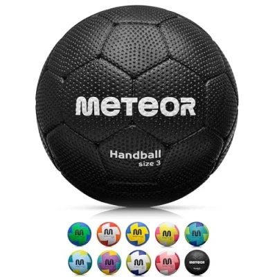 Abbildung von meteor Nuage Handball fur Kinder Jugend und Damen ideal auf die Kinderhände idealer Handbälle für Ausbildung weicher handballen mit griffiger Oberfläche