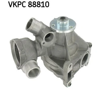 Abbildung von SKF VKPC 88810 Wasserpumpe mit Dichtungen Metall für Keilrippenriementrieb MERCEDES BENZ: 190, S Class Saloon, SL Convertible