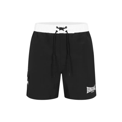Abbildung von Lonsdale Herren Thorpe Badehose, Black/White, 56