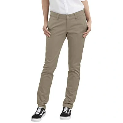 Abbildung von Dickies Damen Straight Flex Twill Pant Khakis, Wüstensand gespült, 34