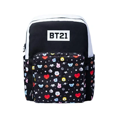 Abbildung von Grupo Erik Daypack Rucksack BT21 Reisetasche Schulrucksack Handgepäck Tasche Reise Zubehör Offizielle Lizenz Fanartikel