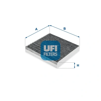 Abbildung von UFI 54.274.00 Innenraumfilter Aktivkohlefilter 179 187 30 SUZUKI: Baleno II Hatchback, DAIHATSU: Terios