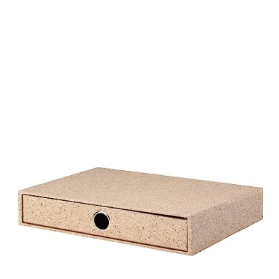 Abbildung von Rössler Papier 1524452390 S.O.H.O. Schubladenbox für DIN A4, mit Griffloch, Cacao, 343 x 250 65 mm, 1 Stück