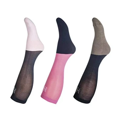 Abbildung von HKM Reitsocken 578039170058 pink/navy/grau 35/37