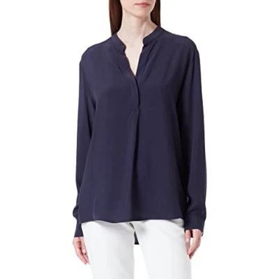 Abbildung von Seidensticker Schwarze ROSE Bluse, Damen, Größe: 42, Dark blue