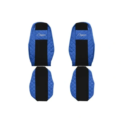 Abbildung von F CORE Elegance Q FX14 BLUE Sitzschonbezug Blau Textil, Eco Leder