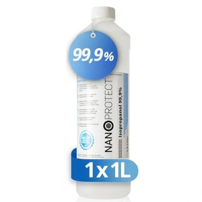 Abbildung von Nanoprotect Isopropanol 99,9% 1 Liter Reiniger Hochprozentiger Isopropylalkohol IPA Reinigungsalkohol für Haushalt und Elektronik Made in Germany