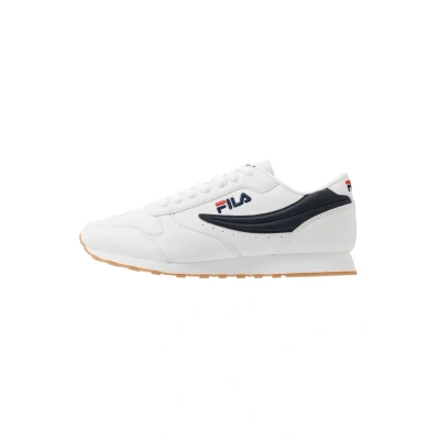 Abbildung von Fila Orbit Unisex Sneaker low, Herren, Größe: 41, White/dress blue Hochwertiges lederimitat