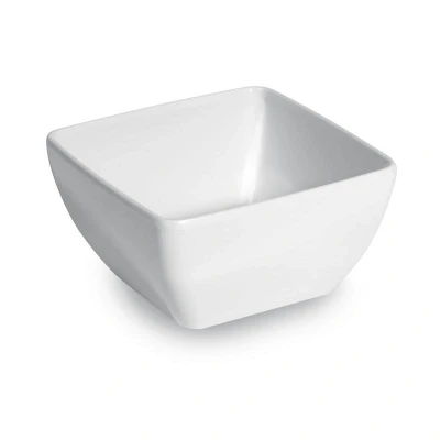 Abbildung von HENDI Schüssel 19 x 10 cm quadratisch Melamin weiß spülmaschinengeeignet, Schüsselchen