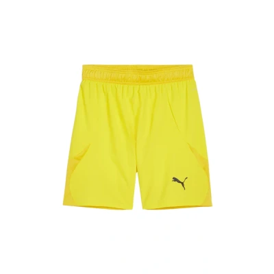 Abbildung von Puma Teamfinal kurze Sporthose, Herren, Größe: Large, Gelb