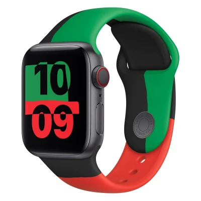 Abbildung von Apple Sport Band Watch 38mm / 40mm Black Unity ✅ MJ4V3ZE/A