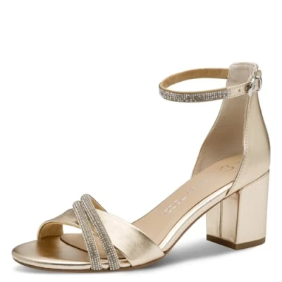 Abbildung von Marco Tozzi High Heel Sandalette goldcoloured, Damen, Größe: 39, Gold coloured Schuhe