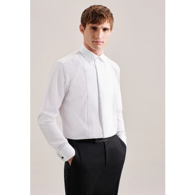 Abbildung von Seidensticker Smoking Regular Businesshemd, Herren, Größe: 48, White