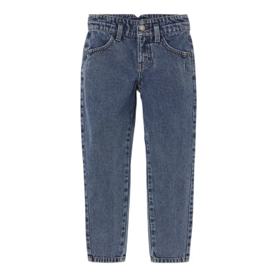 Abbildung von NAME IT Mädchen Nkfbella Dnm 2700 Hw An Mom Pant Noos Hose, Medium Blue Denim, 146 EU