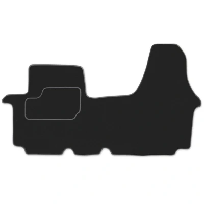 Abbildung von MAMMOOTH A041 OPL300 PRM 01 Fußmattensatz Textil vorne 1 schwarz OPEL: Vivaro A Van, Combi