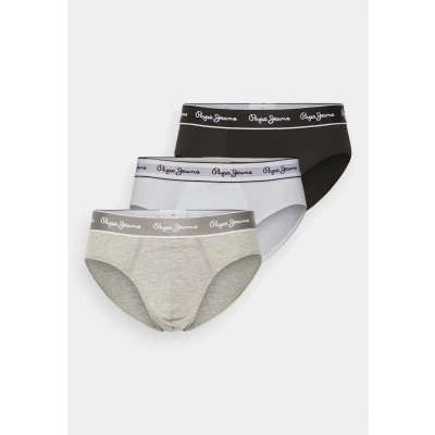 Abbildung von Pepe Jeans 3 PACK Slip, Herren, Größe: XL, Grey marl