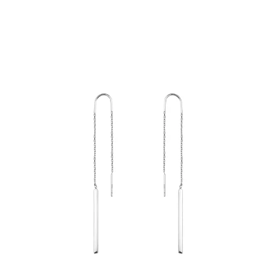 Abbildung von SOFIA MILANI Damen Ohrringe 925 Silber Durchzieher mit Stab Kette 20655