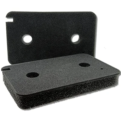 Abbildung von JUMA Filter für Miele 9499230 Wärmepumpentrockner Trockner Kondenstrockner Filterschaum Schaumstoff Sockelfilter (2er Set)