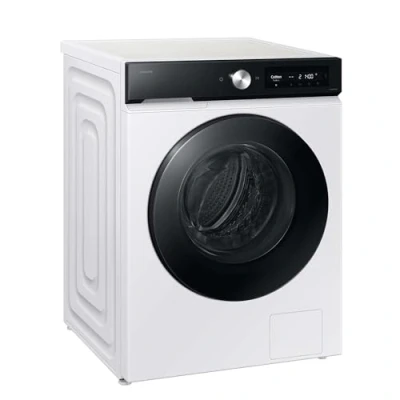 Abbildung von Samsung WD1BDB7B85GEU2 Bespoke AI Waschtrockner, 11+6 kg, Extra energiesparend, EEK: D/A ( 10%), Waschmaschine und Trockner in einem, QuickDrive, Ecobubble, Wash, SuperSpeed 39 Min., Weiß