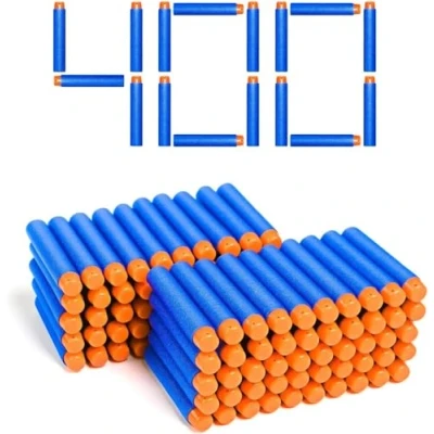 Abbildung von 400 Pfeile Dart Bullets für Nerf N Strike 2.0 Blaster, Ersatzpfeile Munition Foam Darts kompatibel mit Hasbro Fortnite