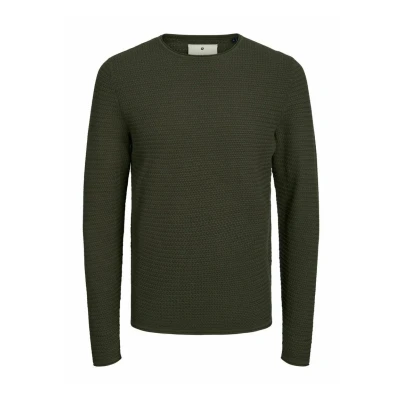 Abbildung von Jack &amp; Jones Premium CREW NECK NOOS Strickpullover, Herren, Größe: Small, Grape leaf