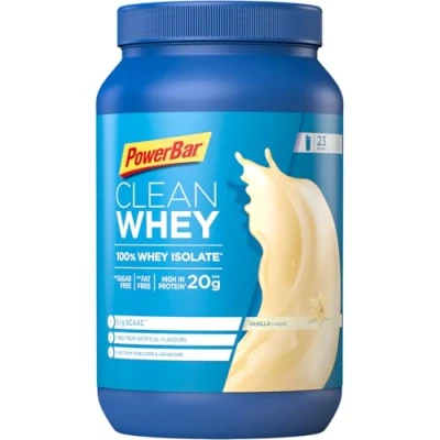 Abbildung von Powerbar Clean Whey Protein 100% Isolate Vanilla 570g Shake Aminosäuren (BCAA) natürlich enthalten